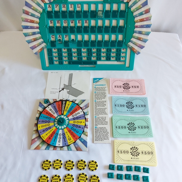 Vintage Tyco 1992 Wheel of Fortune Board Board Game - Picture 6 of 12